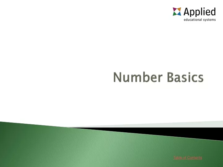 number basics
