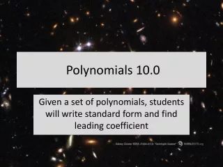 Polynomials 10.0