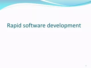Rapid software development