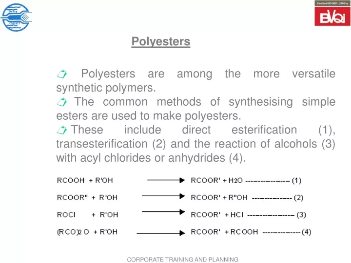 polyesters