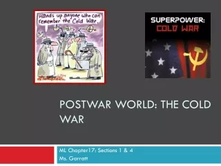 Postwar World: The Cold War