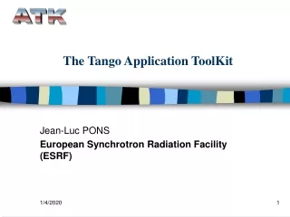 The Tango Application ToolKit