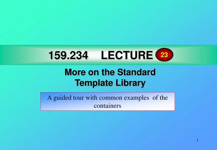 159 234 lecture 17