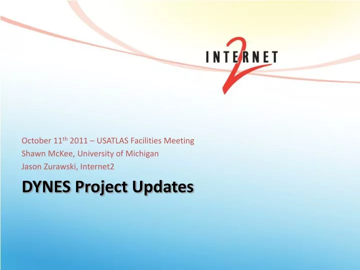 dynes project updates