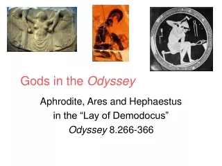 Gods in the  Odyssey