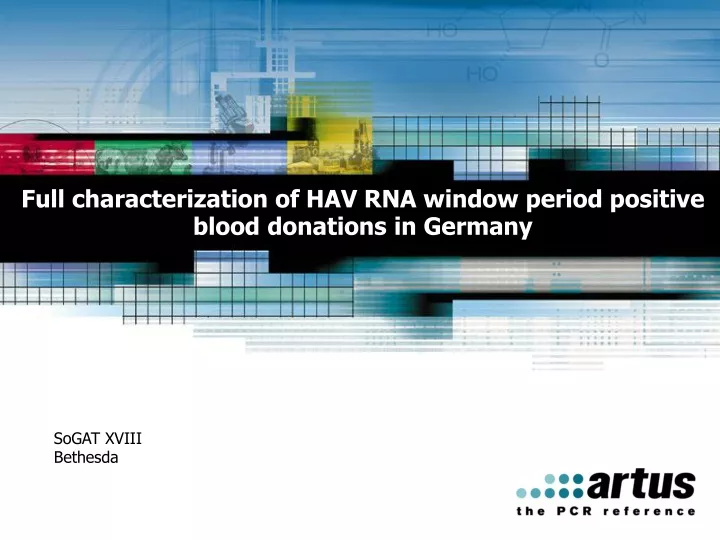 full characterization of hav rna window period