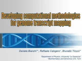 Developing computational methodologies