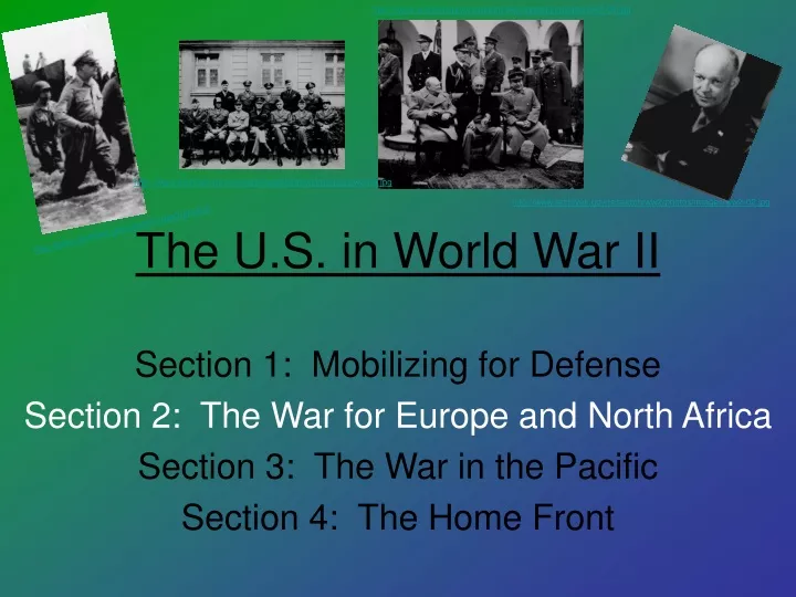 the u s in world war ii
