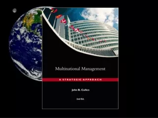 CHAPTER 1 MULTINATIONAL MANAGEMENT  IN A CHANGING WORLD