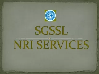 SGSSL NRI SERVICES