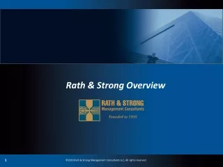 Rath &amp; Strong Overview