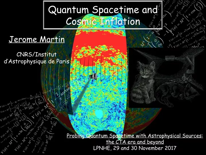 quantum spacetime and cosmic inflation