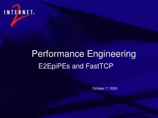 Performance Engineering