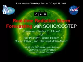 Real-time Radiation Storm Forecasting with SOHO/COSTEP