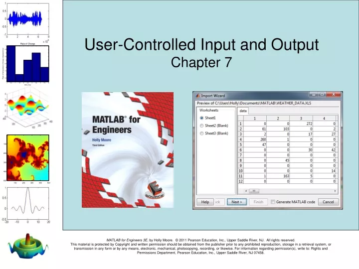 user controlled input and output chapter 7