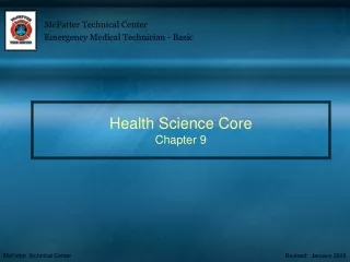 Health Science Core Chapter 9