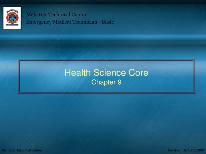 health science core chapter 9