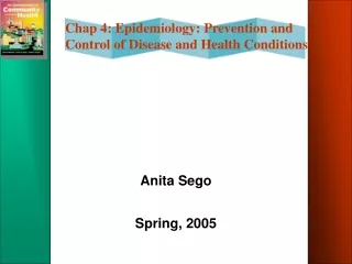 Anita Sego Spring, 2005