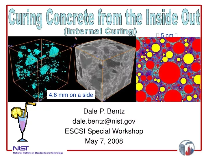 dale p bentz dale bentz@nist gov escsi special workshop may 7 2008