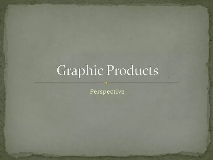 graphic products