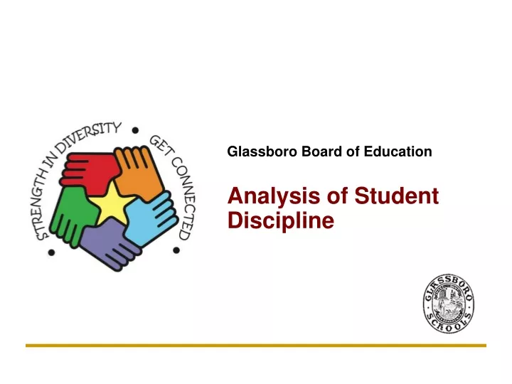 glassboro board of education analysis of student discipline
