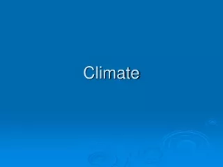 Climate