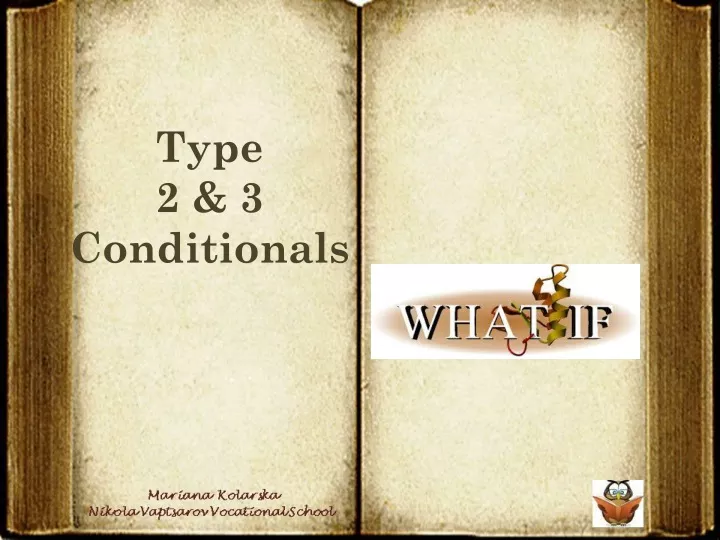 type 2 3 conditionals