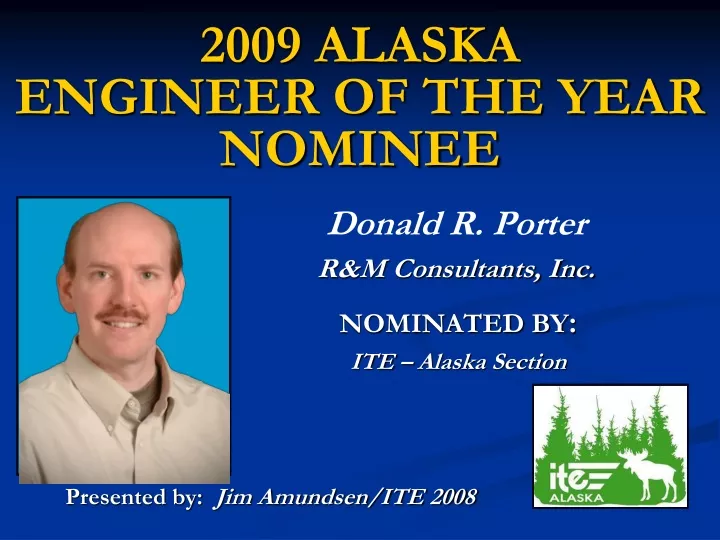 2009 alaska engineer of the year nominee