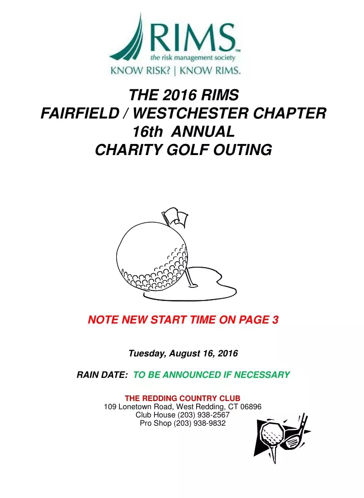 the 2016 rims fairfield westchester chapter 16th