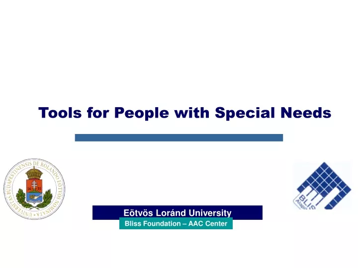 tools for people with special needs
