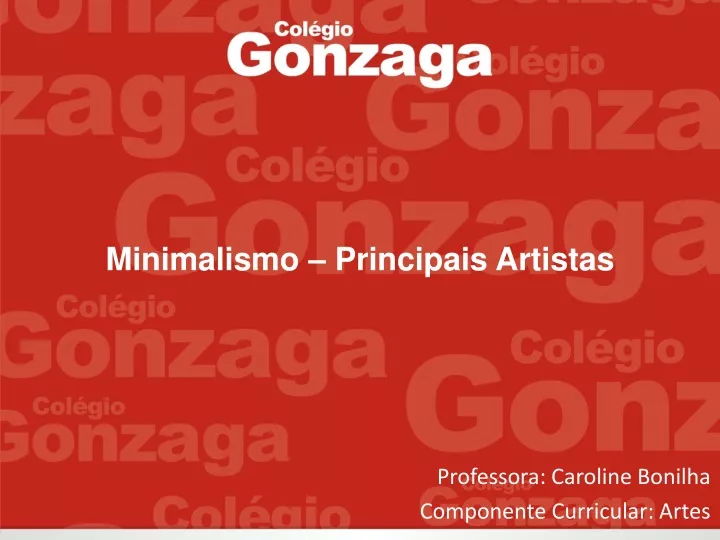 minimalismo principais artistas