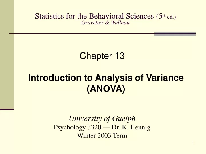 statistics for the behavioral sciences 5 th ed gravetter wallnau