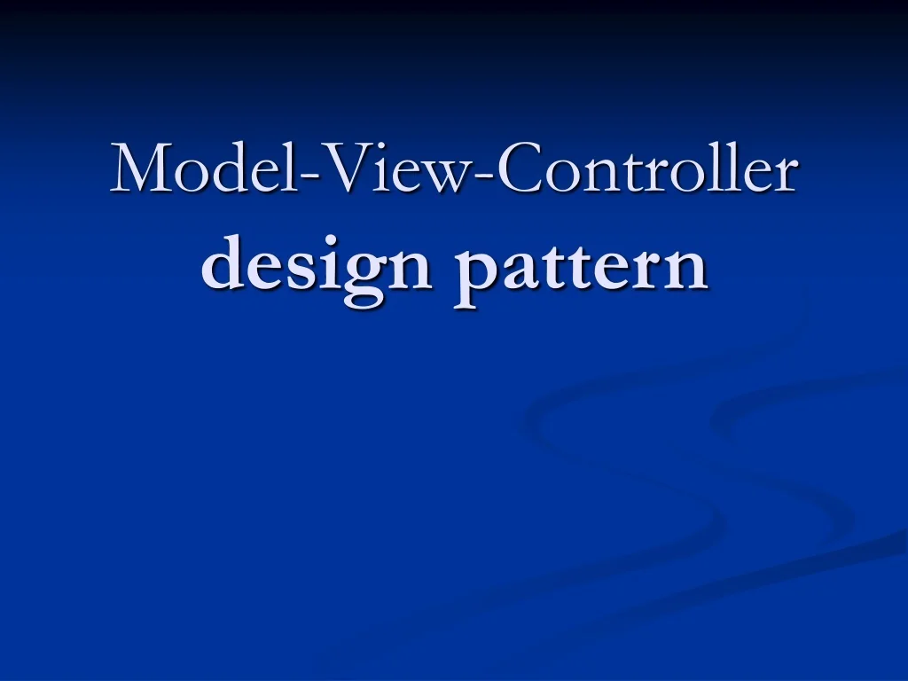 PPT - Unveiling MVC Design Pattern: Balancing Models, Views, and ...