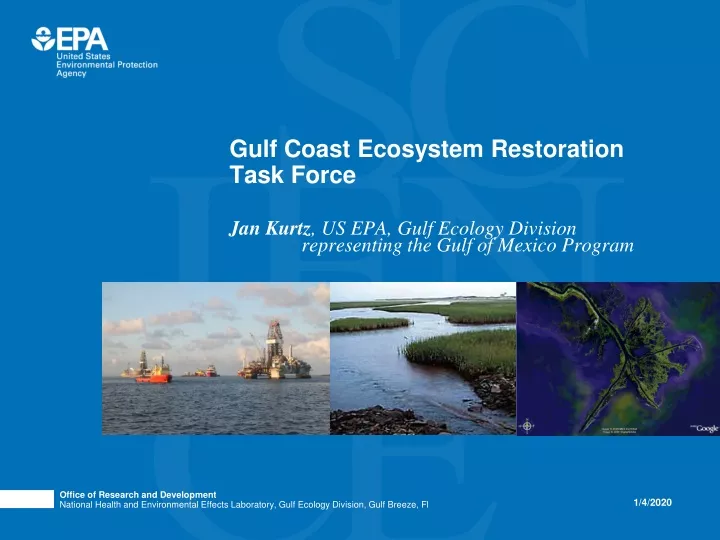 gulf coast ecosystem restoration task force