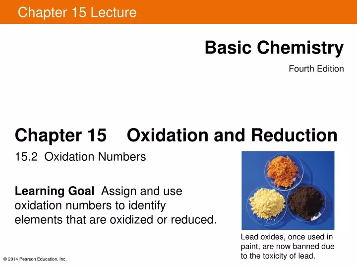 chapter 15 oxidation and reduction