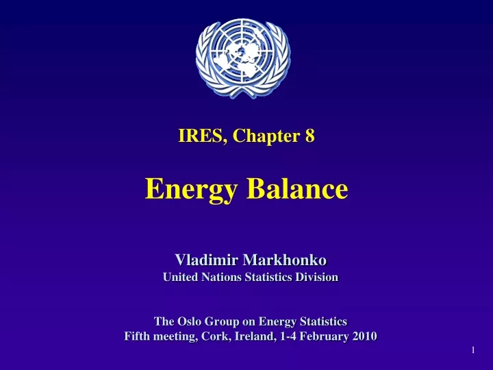 ires chapter 8 energy balance