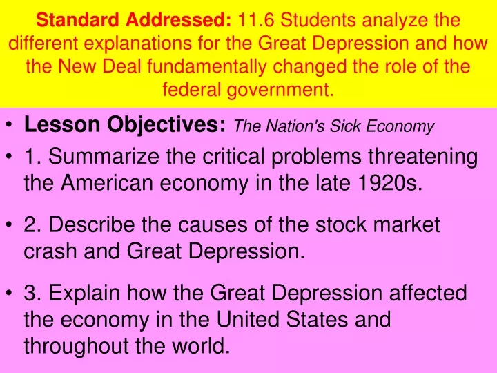 standard addressed 11 6 students analyze