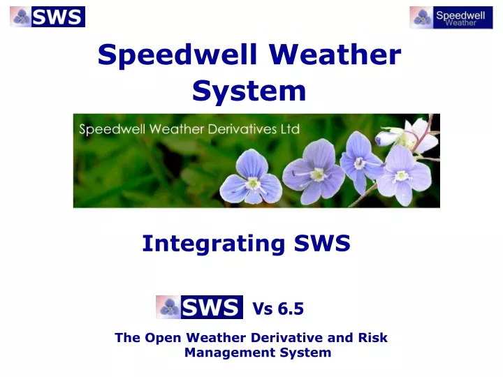 speedwell weather system
