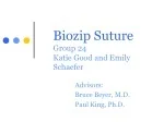 Biozip Suture Group 24 Katie Good and Emily Schaefer - slide 1