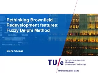 Rethinking Brownfield Redevelopment features: Fuzzy Delphi Method