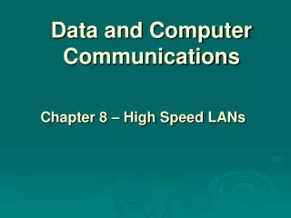 Data and Computer Communications