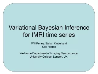 Variational Bayesian Inference for fMRI time series