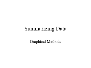 Summarizing Data