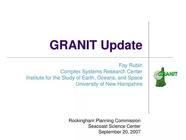 granit update