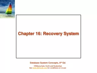Chapter 16: Recovery System