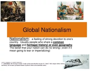 Global Nationalism