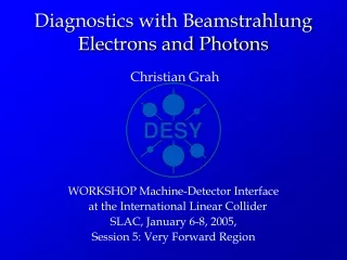 Diagnostics with Beamstrahlung Electrons and Photons