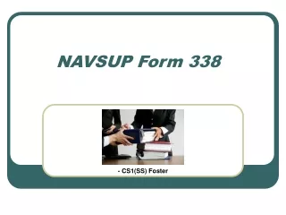 NAVSUP Form 338
