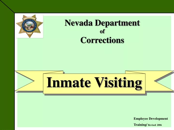 nevada department of corrections