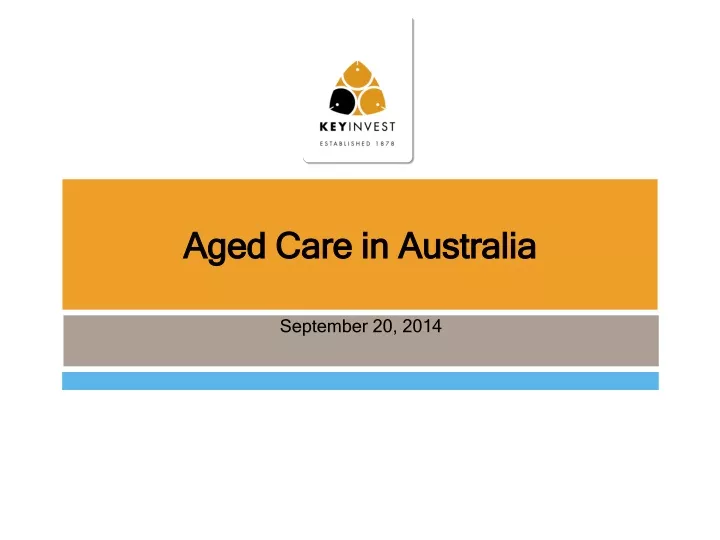 aged care in australia